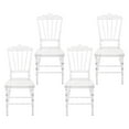 thumbnail image 5 of ToppiJoy 4 Pcs Clear Dining Chairs, Chair Transparent Crystal, Acrylic Dining Chairs, for Event Wedding Party Reception, Party, 5 of 27
