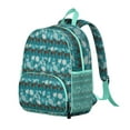 thumbnail image 2 of Rural Horse Lovers Student Backpack – Wild Foal Print With Floral Rainbow Retro Pony Farm Cute Pattern Design, 2 of 6