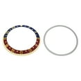 thumbnail image 2 of BEZEL & INSERT FOR ROLEX BLUE/RED GMT 18K REAL GOLD 1675 16750 16753 16758 PEPSI, 2 of 2