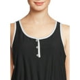 thumbnail image 4 of No Boundaries Juniors’ Henley Tank Top and Shorts Set, 2-Piece, 4 of 5