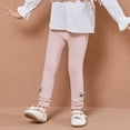 thumbnail image 5 of EnJoCho Legging Pants for Girls Toddler Kids Baby Girls Cotton Leggings Knitted Pantihose Stretchy Basic Ninth Pants Pantyhose for Spring Autumn Stocking, 5 of 6