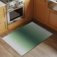 thumbnail image 3 of Deep Green Grey Ombre 2x3 Door Mat Rug, Modern Abstract Art Gradient Non-Skid Rubber Backing Large Rectangle Rugs - Living Room Bedroom Home Office, Indoor Floor Mat Carpets Washable Rug, 3 of 9