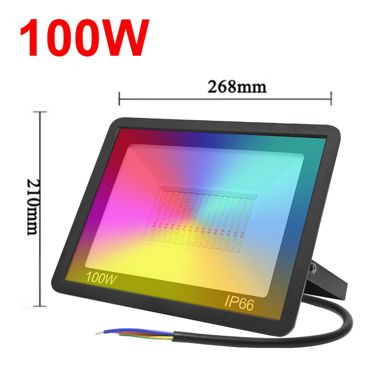 LED Flood Light Tuya Smart Floodlight Wall Lamp Spotlight 30W 50W 100W APP Voice Control Dimmable Outdoor Lighting - Wide Angle Beam