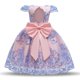 thumbnail image 1 of Vestido distintivo Vestido sin espalda Lazo Falda infantil Vestido de malla Vestido de niña, 1 of 6