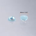 thumbnail image 2 of REGALWOVEN 6mm AB Flat Back Pearls Loose Half Round Resin Pearl Beads DIY Crafts Colorful Light Blue, 2 of 5