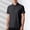 #Black, variant on Men's Solid Color Ice-Silk Seamless Sweat-wicking Elastic Short Sleeve Turndown Collar Shirt,Blue,Big and Tall Men XL