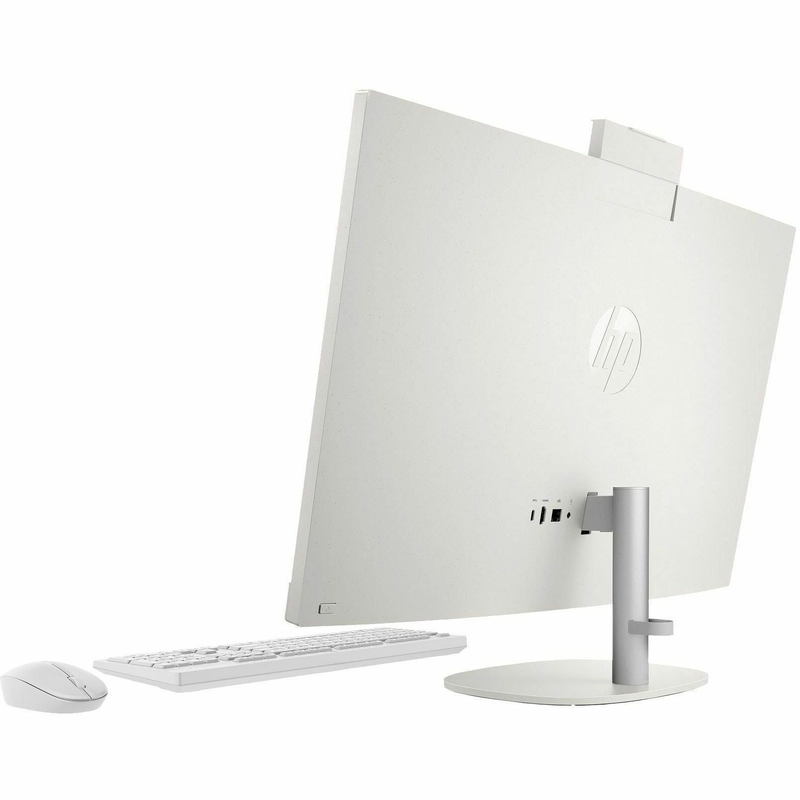HP 24-cr0000a 24-cr0190 All-in-One Computer, AMD Ryzen 7 7730U, 16 GB, 512 GB SSD, 23.8" Full HD Touchscreen, Desktop, Shell White