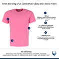 thumbnail image 4 of CTM  Comfort Colors Dyed Short Sleeve T-Shirt (Men Big & Tall), 4 of 4