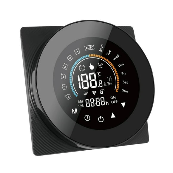 Smart Thermostat For Water/Gas Boiler Digital Temperature Controller Large LCD Display Touch Button Voice Control ,Save Energy