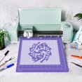 thumbnail image 5 of Superior Hub Cutting Mat, Compatible with Cricut Explore Air 2/Maker 6 Pack Strong 12x12 Purple Adhesive Sticky Non-Slip Cut Mats for Silhouette Cameo 4/3/2/1 Replacement Accessories for Crafts, 5 of 14
