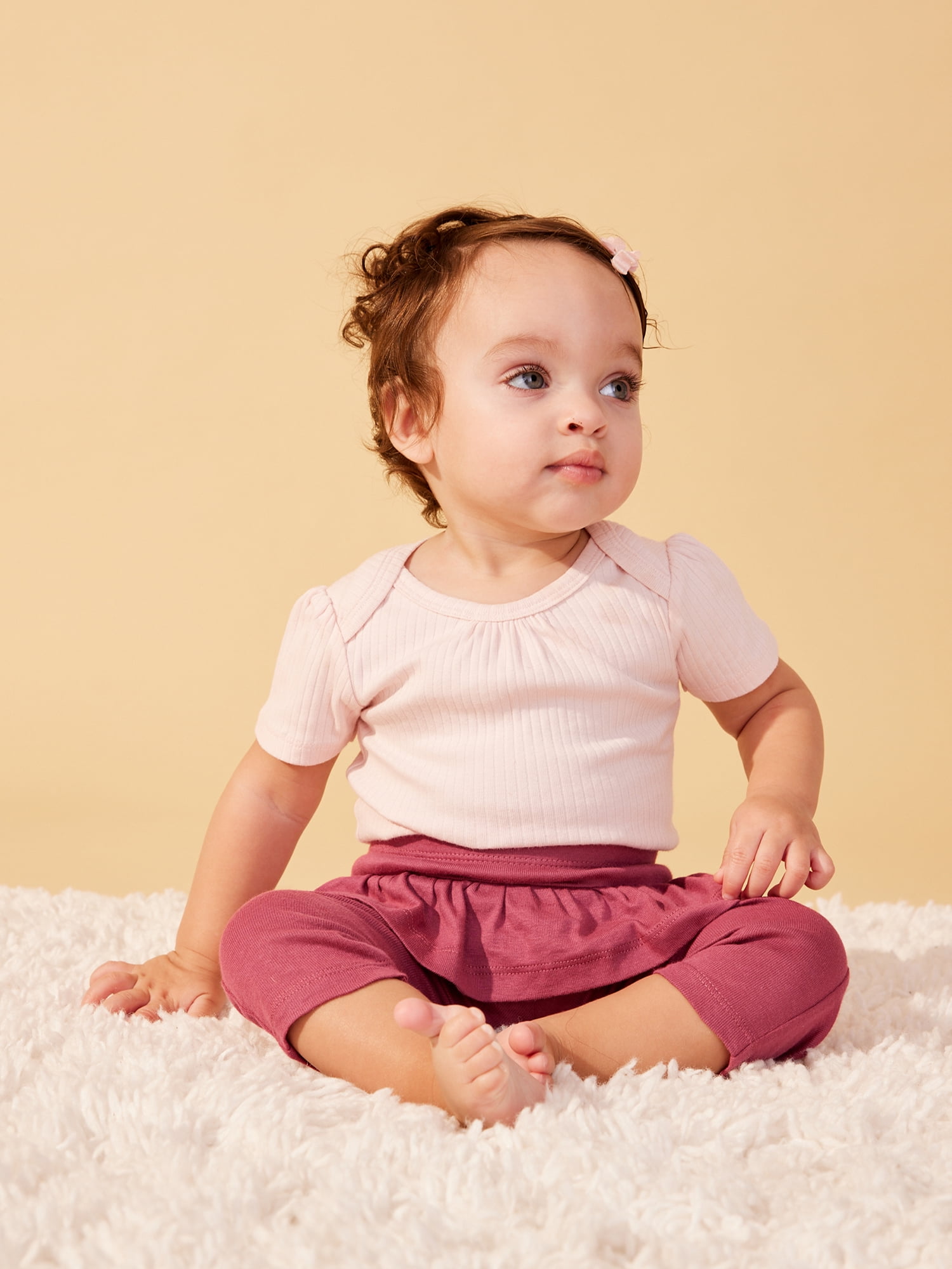 Little Star 100% Organic Cotton 5 Pack Baby Girl Bodysuit