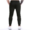 thumbnail image 4 of Cinturón a rayas para hombre Tapeta Cremallera Decoración Personalidad Pequeño bolsillo para el pie Pantalones casuales Pompotops  oipoqjl23203, 4 of 9