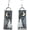Moon & Tree, variant on Boho Earrings, Gray Teardrop Earrings, Flower Earrings, Dangle Ethnic Earrings for Women, Handmade Bohemian Trendy Boho Vintage Jewelry