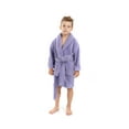 thumbnail image 3 of BC BARE COTTON Bare Cotton Kids Microfiber Fleece Shawl Robe - Boys - Lavender - Small, 3 of 5