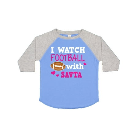 

Inktastic I Watch Football with My Savta Gift Toddler Toddler Girl T-Shirt