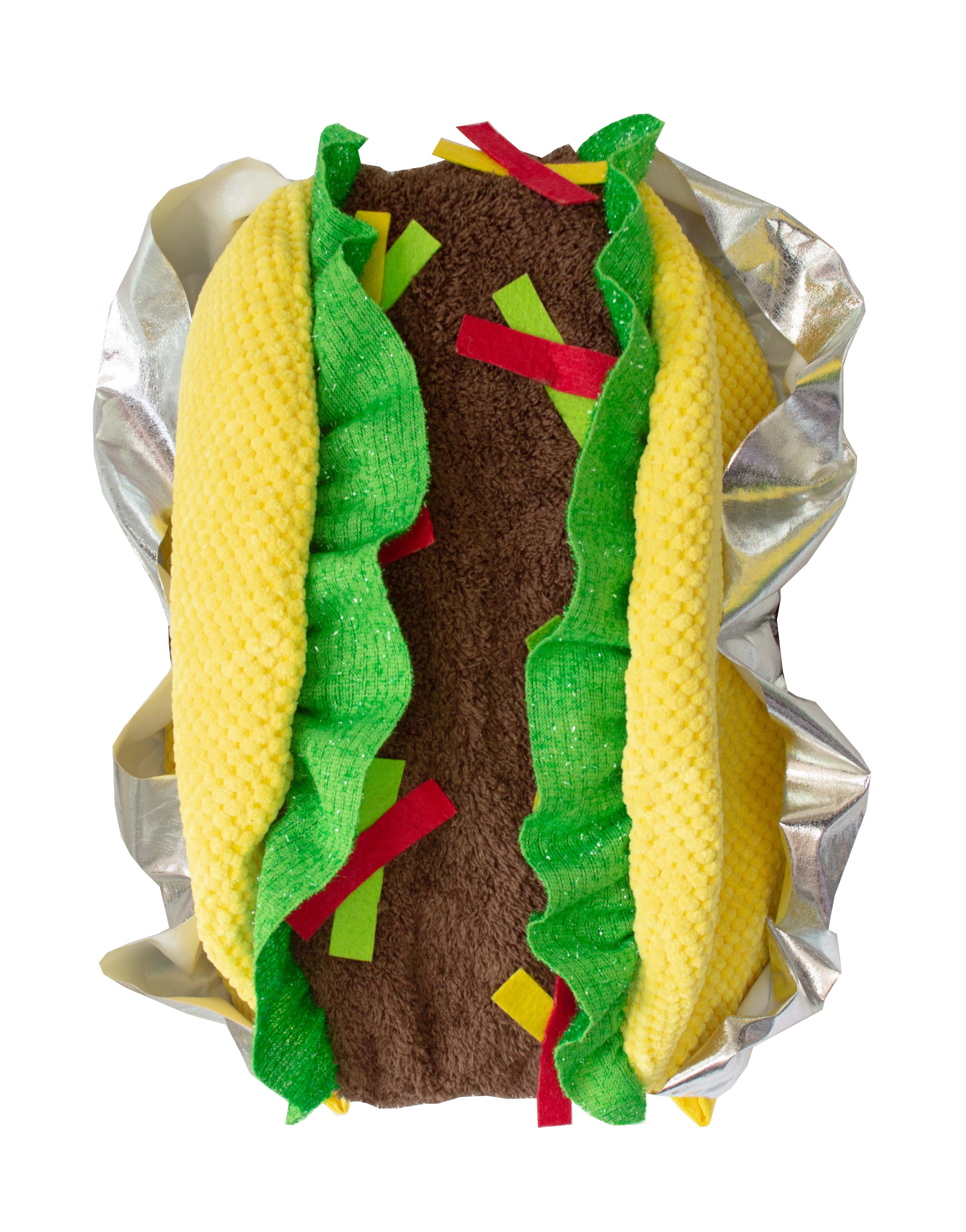 WAY TO CELEBRATE! Polyester Taco Halloween Dog & Cat Costume, Multi-color, M