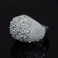 thumbnail image 3 of Fashion Trend S925 Silver Set Moissanite Small Diamond Men Ring Luxury, Fashionable For Daily Wear, Creative, Suitable For Gatherings, Dates, Anniversaries, Parties, Father's Day, Birthday Gifts, 3 of 7