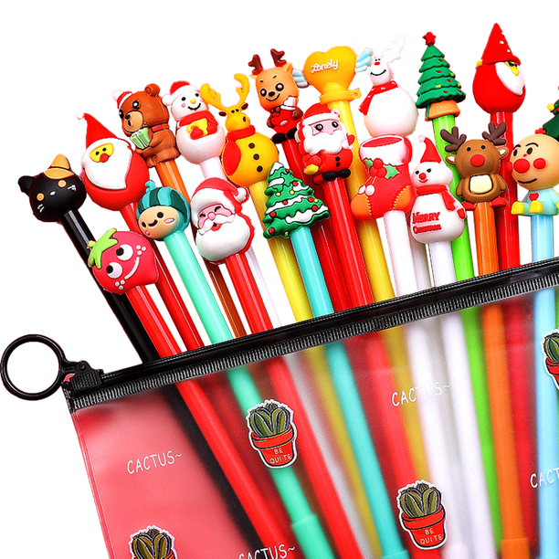Pluma de dibujos animados, pluma de tinta, pluma de gel, pluma de escritura, pluma de gel, útiles escolares y de oficina, regalos para niños Ofspeizc CPB-US-CJZ1048-1