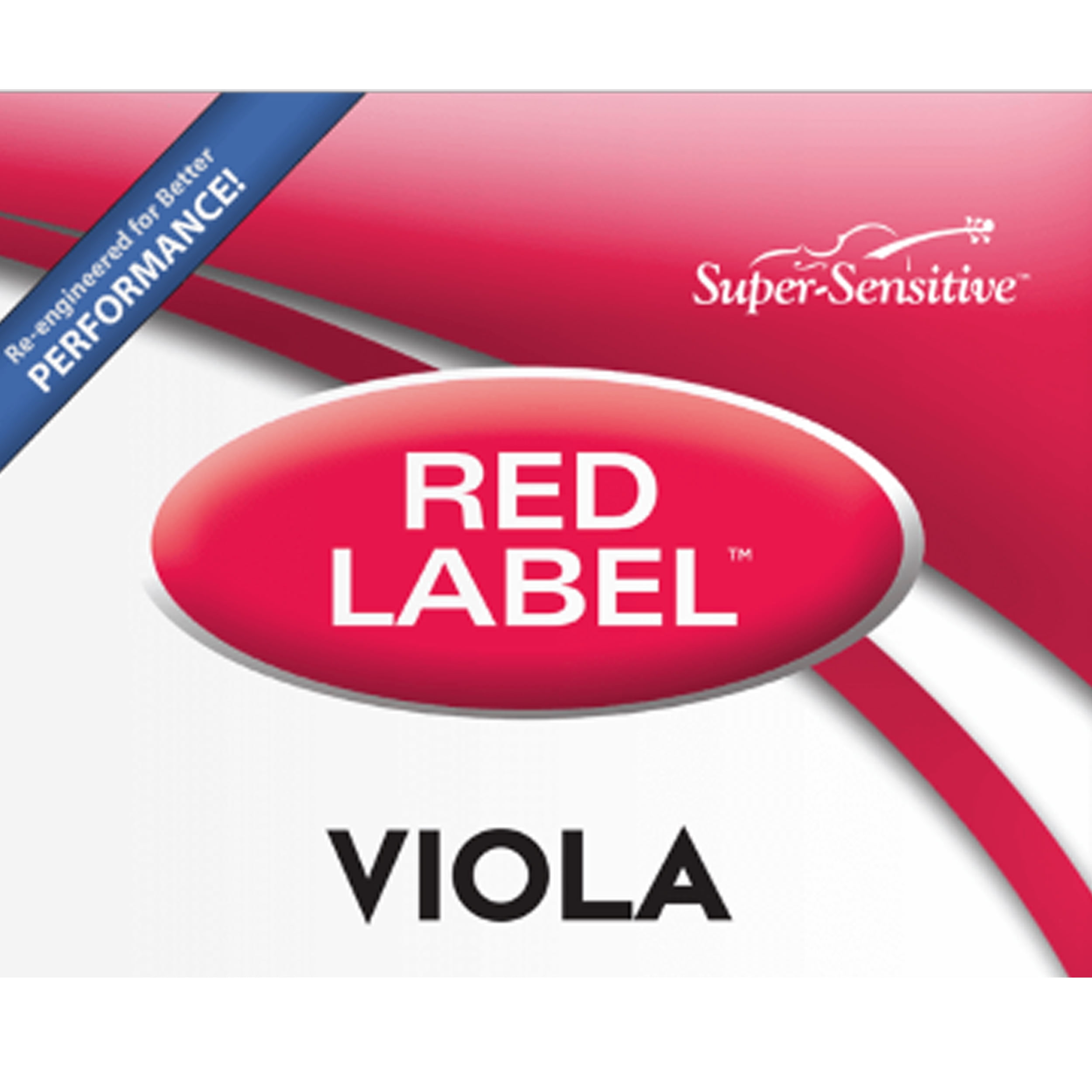 Super Sensitive Bulk Red Label Viola G Single String 14" Intermediate, 10-Pack