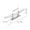 thumbnail image 2 of Phenofice Marine Boat Cleat Stainless Steel Strong Rope Holder for Kayak Canoe Dock Use, 2 of 8