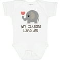 thumbnail image 3 of Inktastic My Cousin Loves Me Boys or Girls Baby Bodysuit, 3 of 5