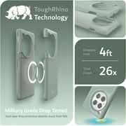 TUDIA MergeGrip Oneplus 12 Case 5G 2024 Magsafe Compatible Heavy Duty - Green Lily