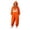 Orange, variant on HOWPAY Adult Halloween Costumes Hooded Fleece Onesie Loose Fit Soft Fall Winter Jumpsuit Cozy Halloween Costume For Holiday Masquerade Party Loungewear Halloween Costumes L