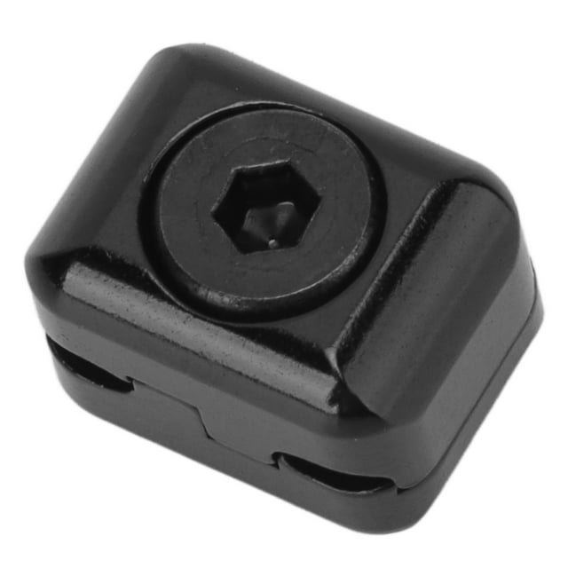 Compound Bow Metal Cable Fastener Clip, Drop Away Exquisite Polishing Improve Accuracy Rest Cable Clamp Buckle With 2 Hoses For Archery Black,Red