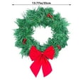 thumbnail image 3 of YIMWNYI Christmas Wreath Car Decorations, Holiday Lights Wreath, Festive Car Grille Decor, Durable LED Wreath for Truck, Waterproof Holiday Decoration, Christmas Themed Car Accessories, 3 of 6
