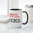 thumbnail image 4 of CafePress - Fight Evil Read Books - 15 oz Ceramic Large White Novelty Mug, 4 of 4