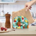 thumbnail image 6 of Pineapples Lemons Floral Leaves Napkin Holder for Table Clear Napkin Stand Paper Holder Acrylic Organizer Dispenser Napkins for Dinner Kitchen Restaurant Room, 6 of 8