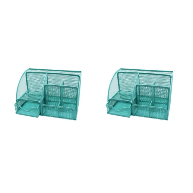 Organizador de suministros de escritorio Seitruly lago azul 480g 2Conjunto