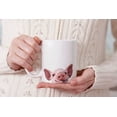 thumbnail image 7 of WIRESTER 11 Oz Ceramic Tea Cup Coffee Mug, Baby Pig, 7 of 7