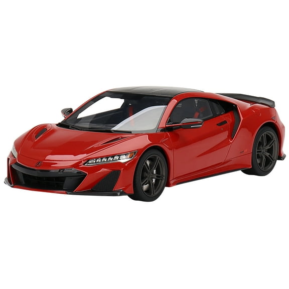 2022 Acura NSX Type S Curva Red with Carbon Top 1/18 Model Car by Top Speed