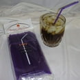 thumbnail image 2 of Straws - 500 Purple Flex / Flexible Drinking Straws - Luau - Wedding Reception - Party Supplies - Flexible Bendy Straws, 2 of 3