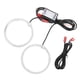 thumbnail image 5 of Faros delanteros con anillo de halo redondo multicolor con luz Angel Eyes con control de aplicación para modernización de faros de automóvil, 5 of 14