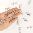 thumbnail image 5 of 200PCS Metal Lobster Claw Clasp with Key Rings, Keychains Clips and Key Chain Rings,Keychain Rings Making Kit for Crafts, 5 of 7