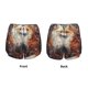thumbnail image 3 of Balery Romantic Flower Fox Couple Pantalones cortos deportivos para mujer con forro y dos bolsillos, elásticos, para entrenamiento, gimnasio, yoga-Medium, 3 of 7