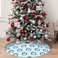 thumbnail image 4 of KLL 30" Christmas Tree Skirt Husky Head Xmas Tree Skirts Mat for New Year Xmas Holiday Party Indoor Outdoor Home Decoration, 4 of 5