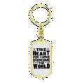 thumbnail image 4 of Take Heart Stainless Steel or 18k Gold Premium Swivel Dog Tag Keychain, 4 of 10