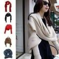 thumbnail image 1 of Foulard Snood pour Femmes Cache-Cou en Molleton Foulards Tricotés Châle Foulards Col, 1 of 4