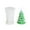 A, variant on SDJMa 3D Christmas Tree Snowman Candle Mold - Christmas Party Silicone Mold for Fondant, Fimo Clay, Soap, Chocolate, Cake Decoration