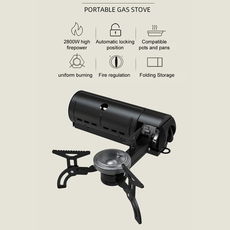 stove Stove 2800w With Butane Stove 2800w Camp Butane 2800w With Outdoors Stove Portable Stove Stove Black