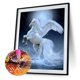 thumbnail image 2 of Cuadros Decorativos Cuadros de diamantes de imitación DIY pintura de diamante de taladro redondo completo de caballo blanco alado DIY Likrtyny embutido en tela, 2 of 9