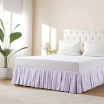Home Soft Things Classic Dust Ruffle Bed Skirt, Lilac, King (78" x 80"   14")