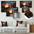 thumbnail image 4 of Designart "Futuristic Scenery of the Eiffel Tower in Paris III" Franch Metal Wall Art, 4 of 5
