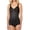 Black, variant on Women's Cortland Intimates 8601 Soft Cup Printed Comfort Body Briefer (Black 34D)