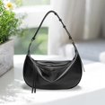 thumbnail image 2 of Bolso Diseñador Cuero Vegano Mujer Hombro PU Gran Capacidad Cierre La, 2 of 8