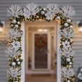 thumbnail image 5 of Christmas Shimmer Decorative Spray Pick, Shimmer Holiday Decorative Branch Accent, Christmas Wreath Centerpiece Branch Decor, Flexible Tassel Seasonal Spray Decoration for Vase and Mantel, Silver, 5 of 6