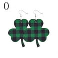 thumbnail image 2 of Jewelry VerPetridure St. Patrick Earrings Green Drop-shaped Earrings Jewelry Woman's Holiday Gift, 2 of 2
